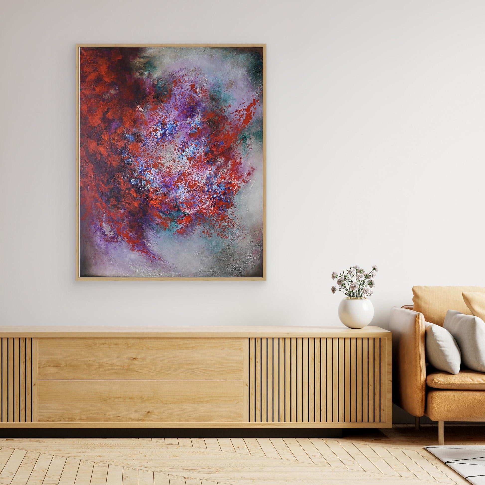 Canvas Print – Abstract Art Painting – Garden of love – Sanna Rastas