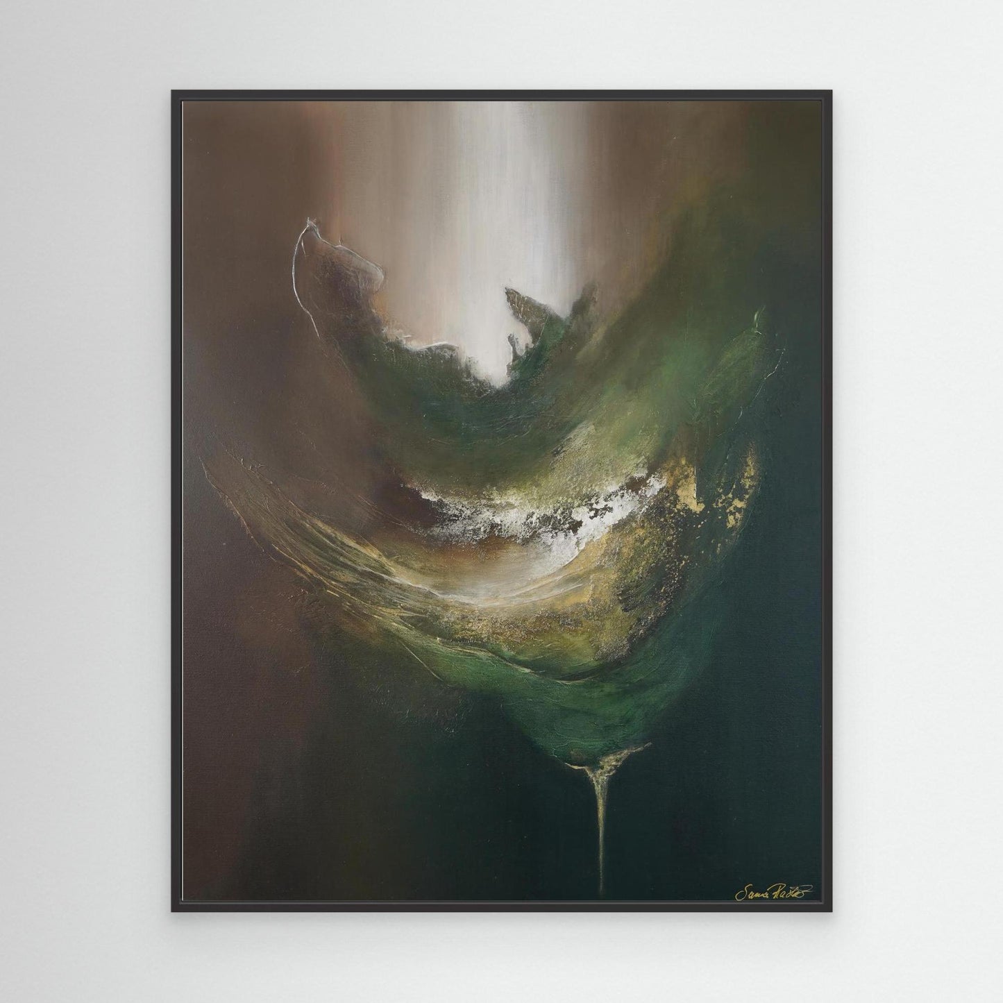 Canvas Print – Abstract Art Painting – Gaya´s nourishment – Sanna Rastas