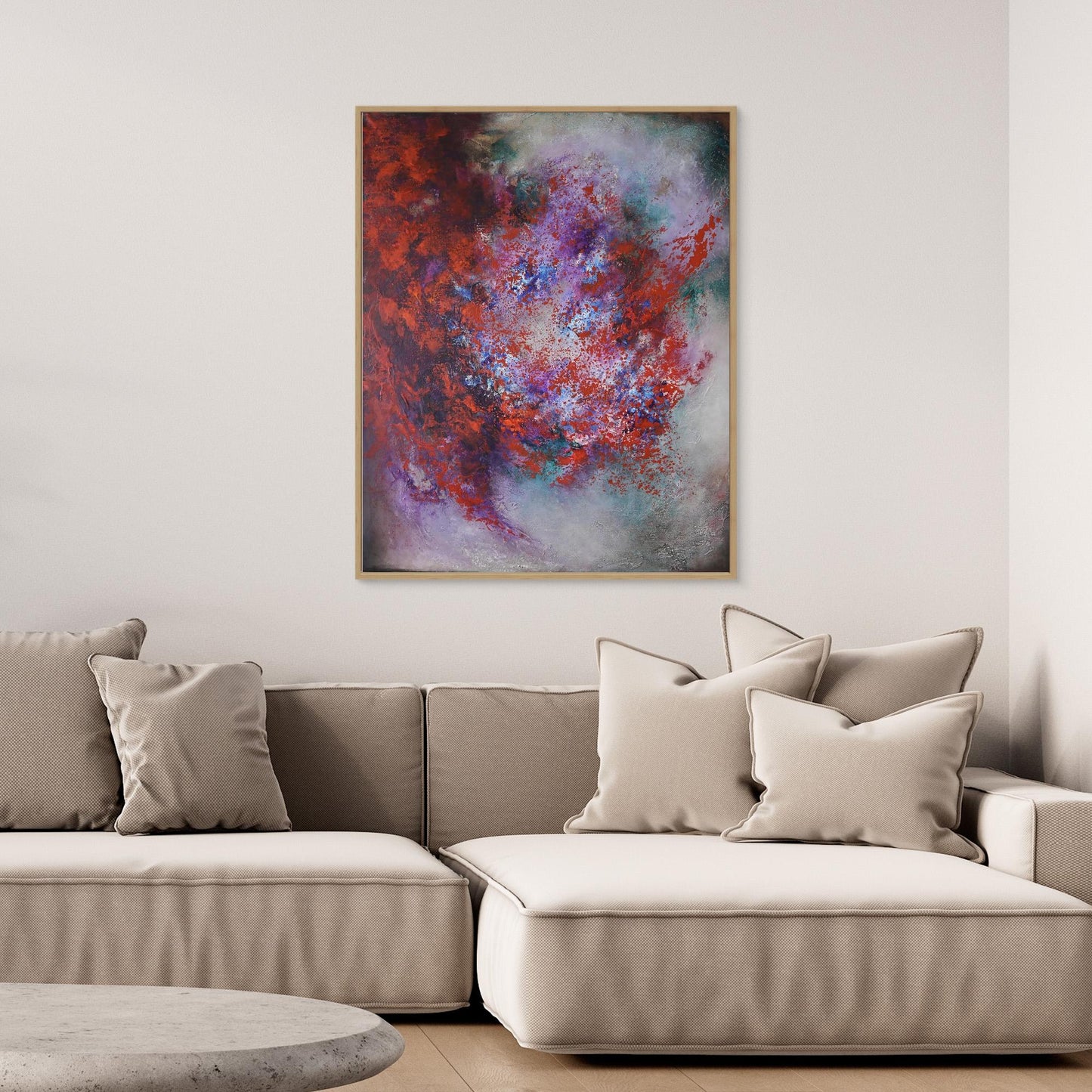 Canvas Print – Abstract Art Painting – Garden of love – Sanna Rastas