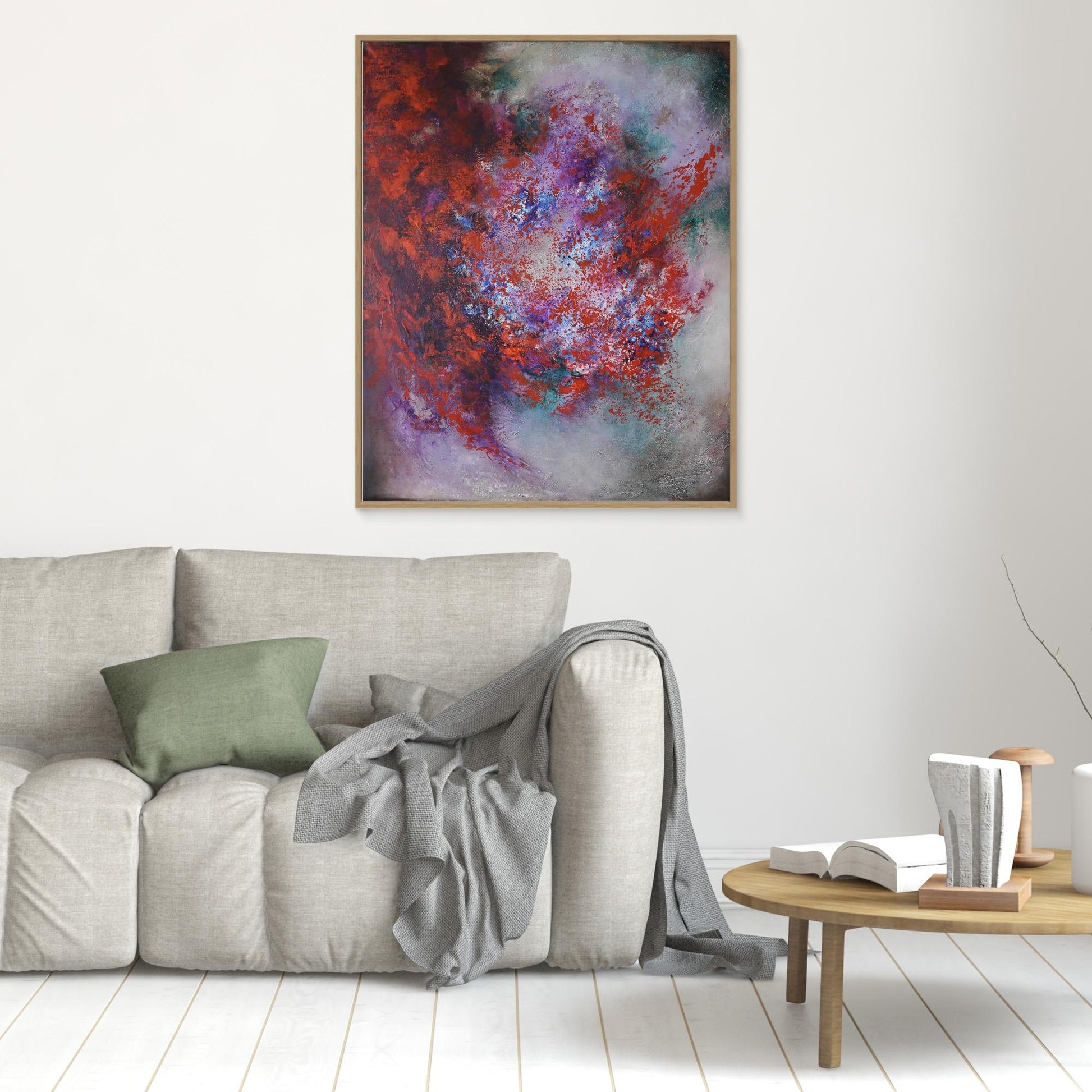Canvas Print – Abstract Art Painting – Garden of love – Sanna Rastas