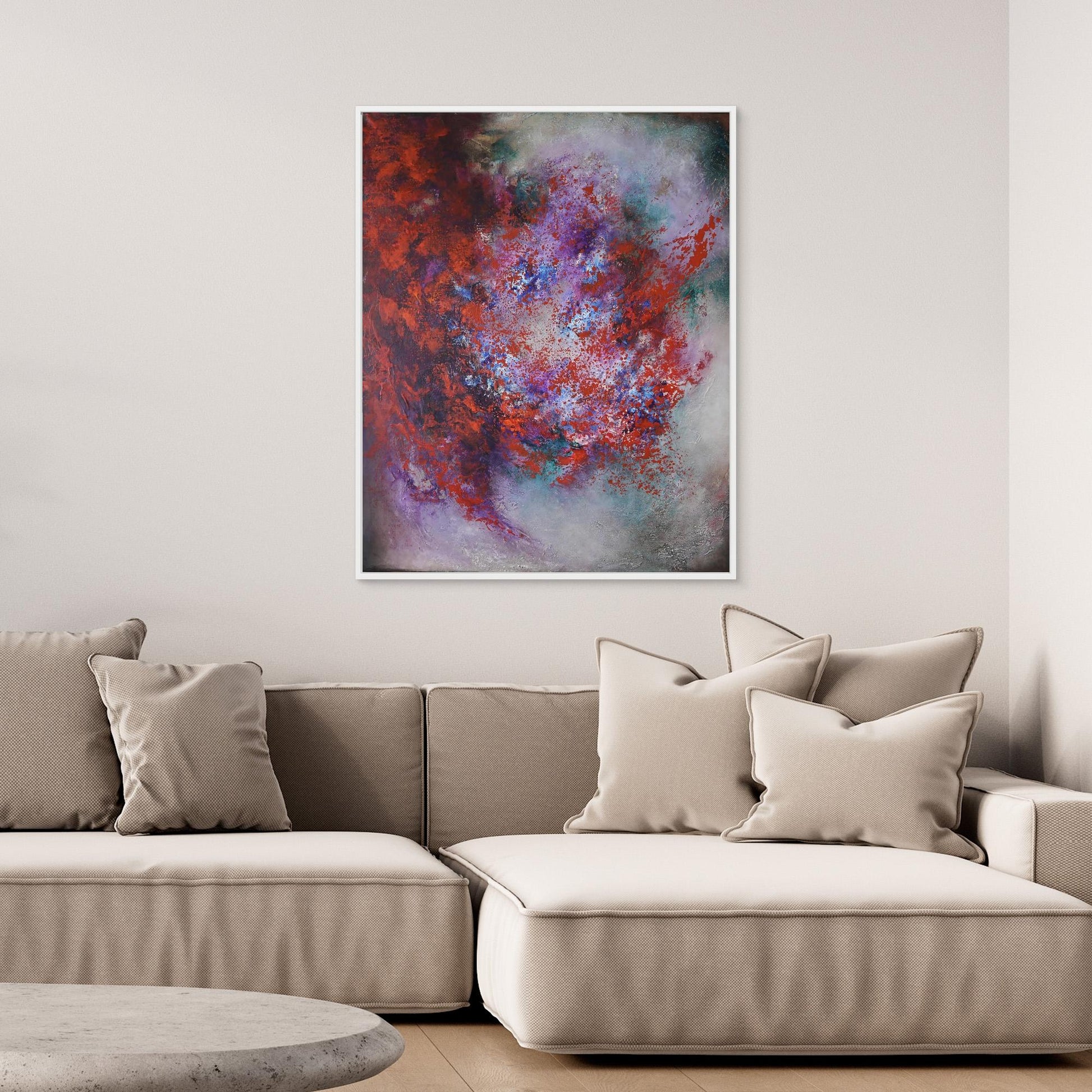 Canvas Print – Abstract Art Painting – Garden of love – Sanna Rastas