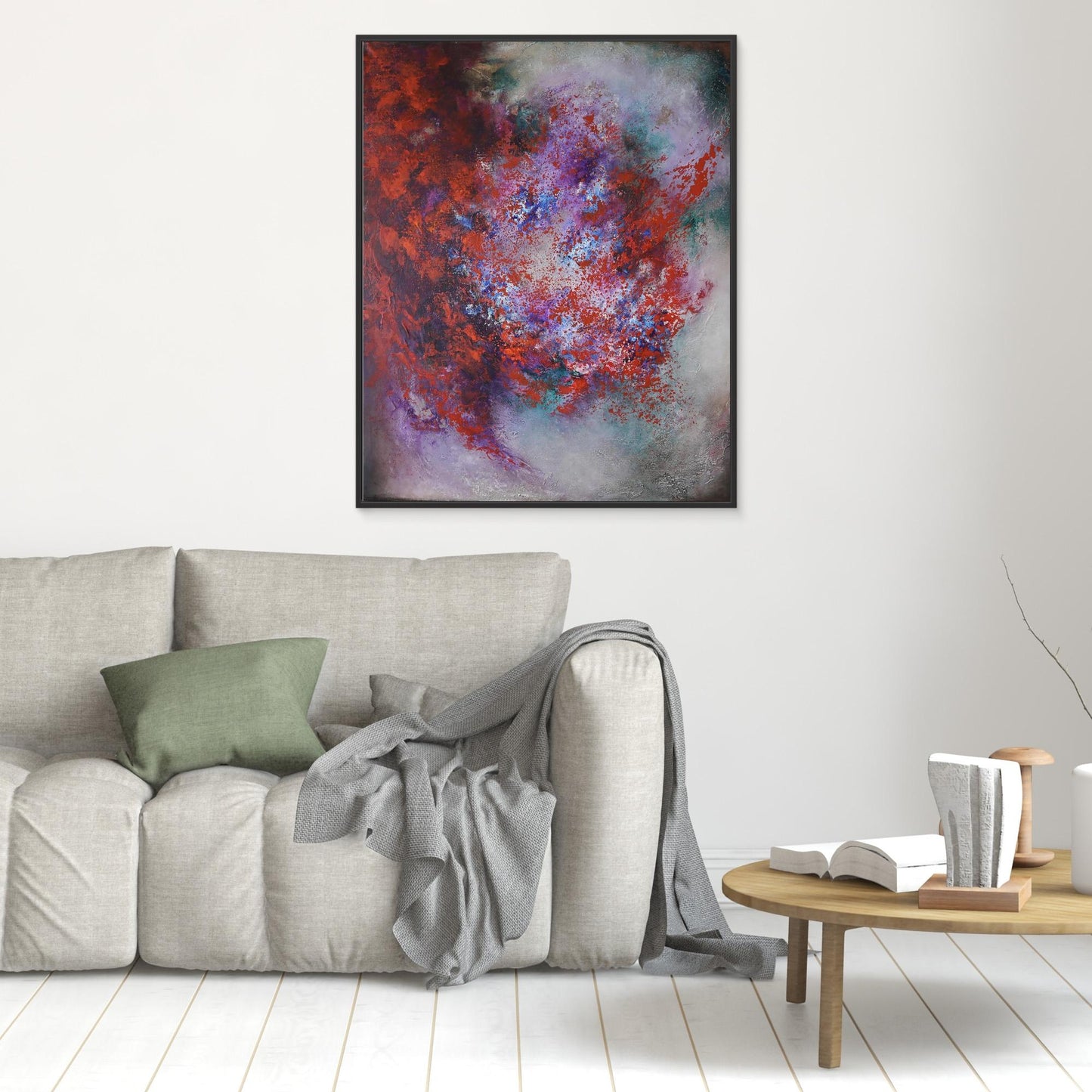 Canvas Print – Abstract Art Painting – Garden of love – Sanna Rastas