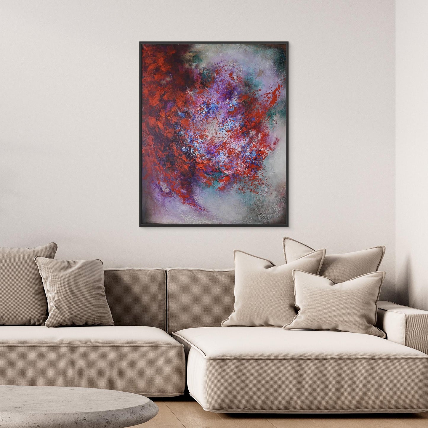 Canvas Print – Abstract Art Painting – Garden of love – Sanna Rastas
