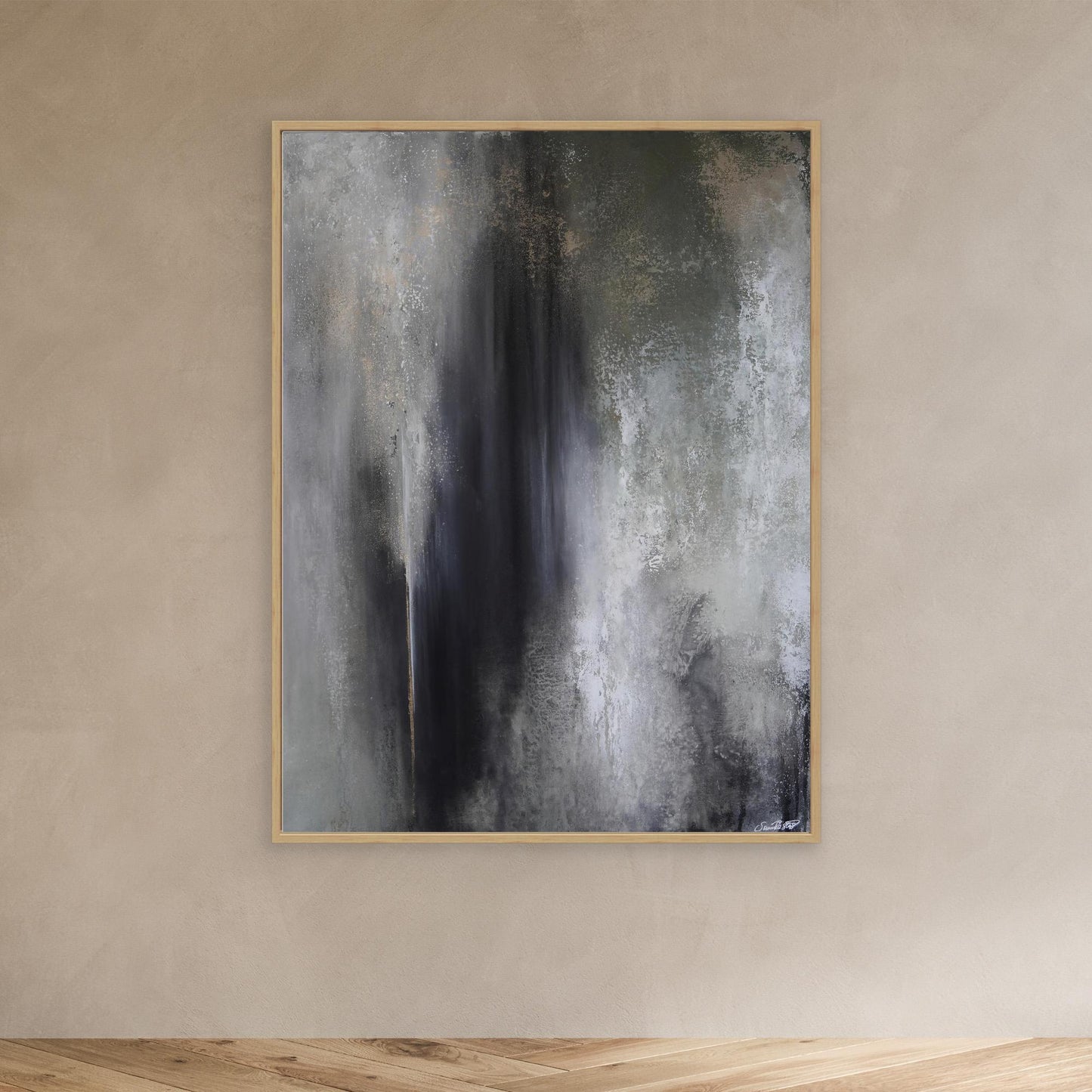 Canvas Print – Abstract Art Painting – Echoes within – Sanna Rastas
