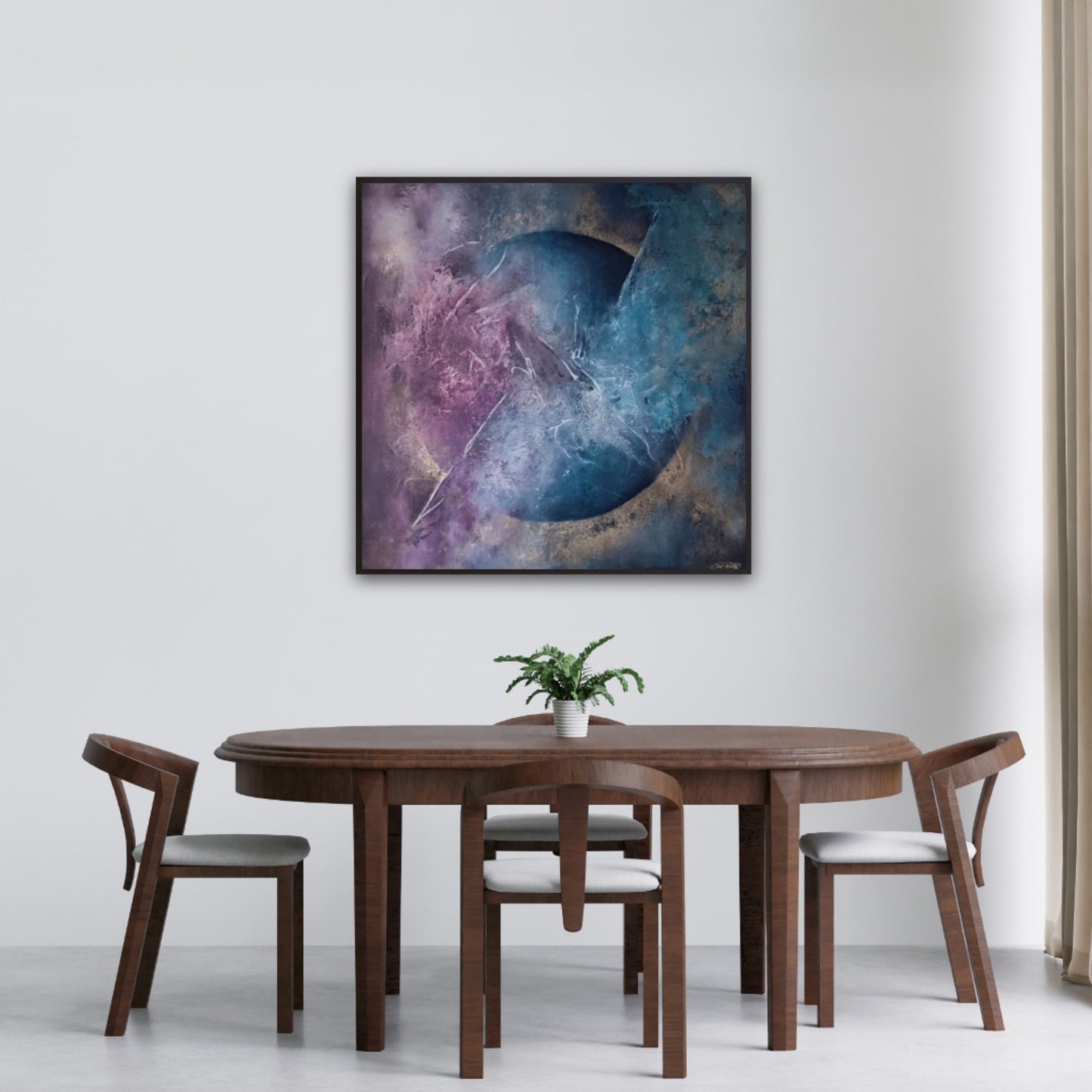 Divine Shine - Colorful Abstract Canvas Painting