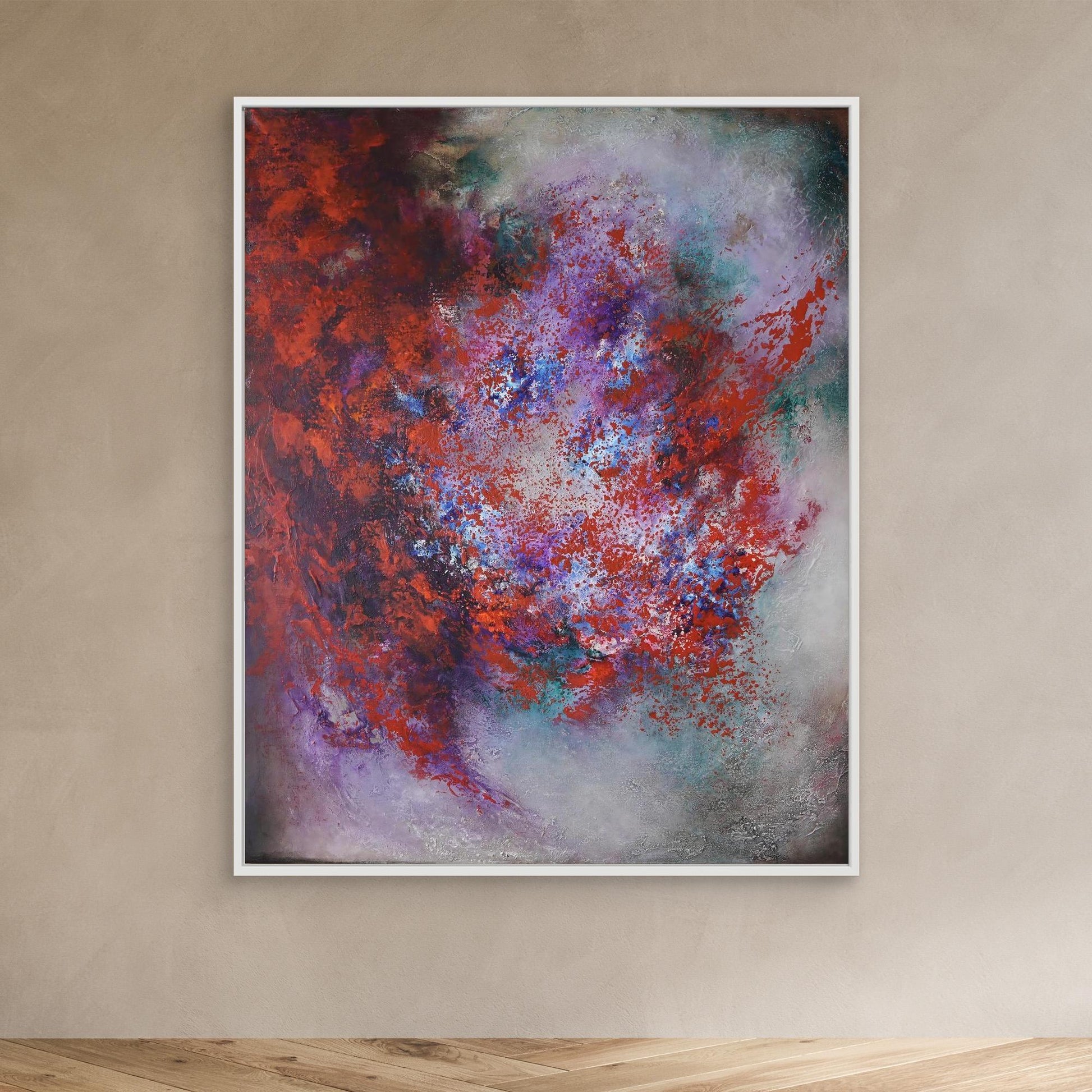 Canvas Print – Abstract Art Painting – Garden of love – Sanna Rastas