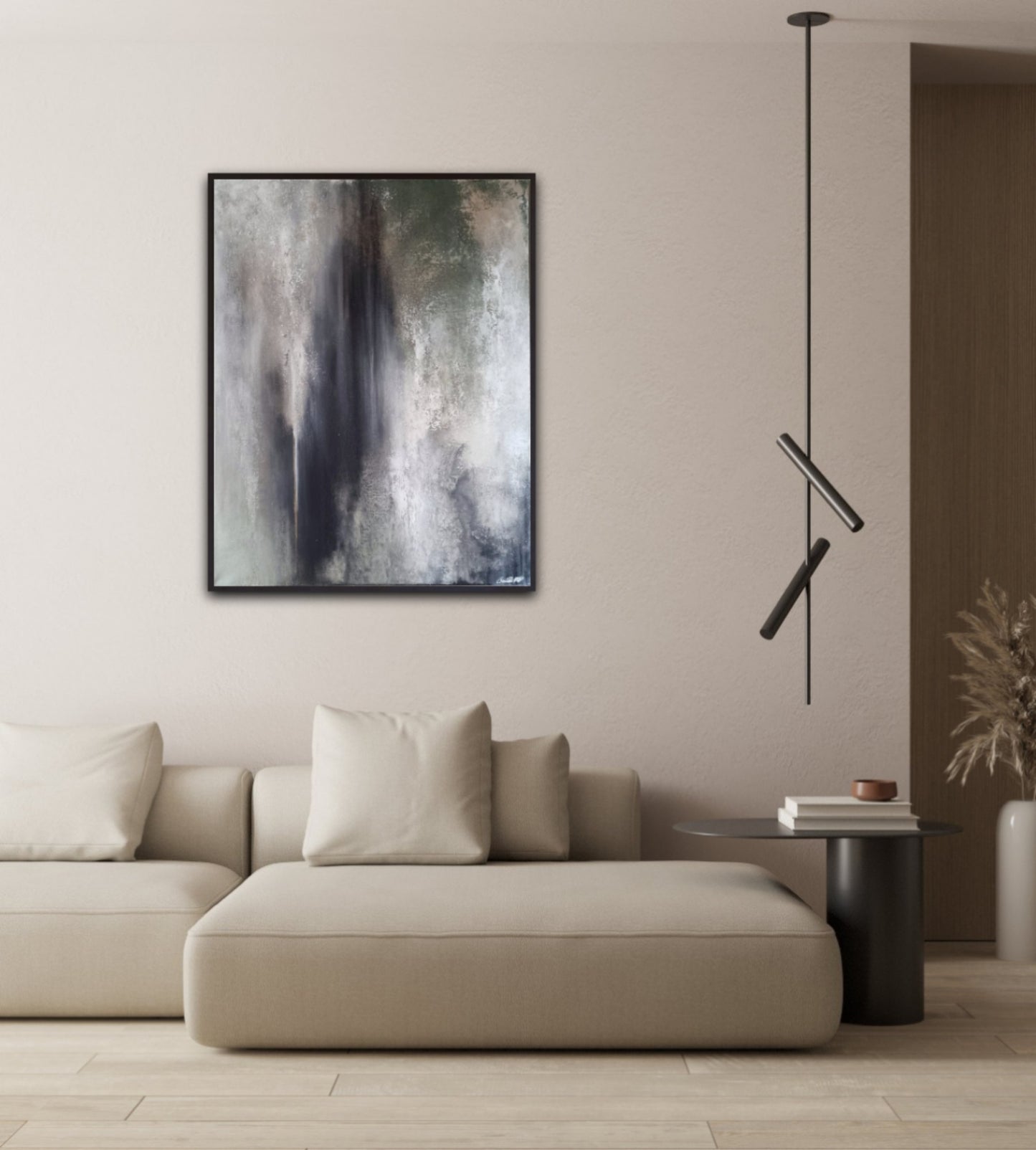 "Echoes Within" – Abstract Art for Calm Interiors