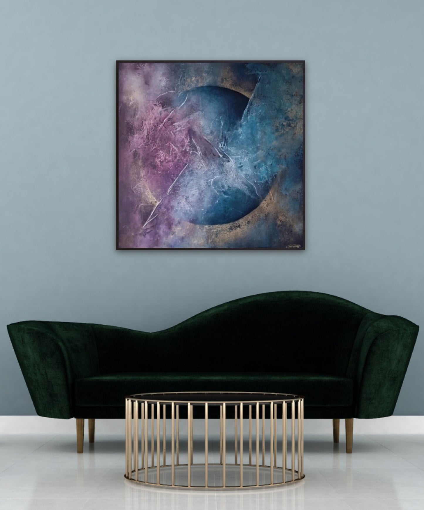 Divine Shine - Colorful Abstract Canvas Painting
