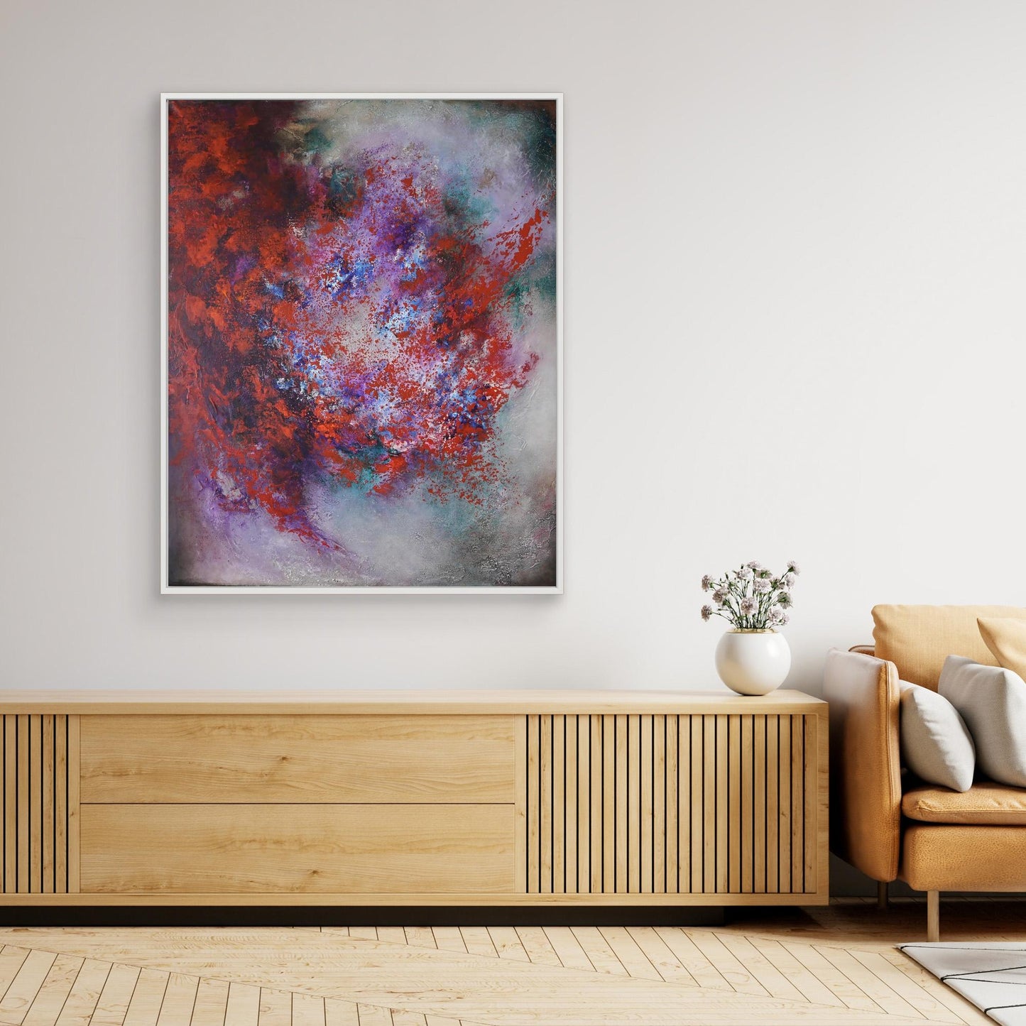 Canvas Print – Abstract Art Painting – Garden of love – Sanna Rastas