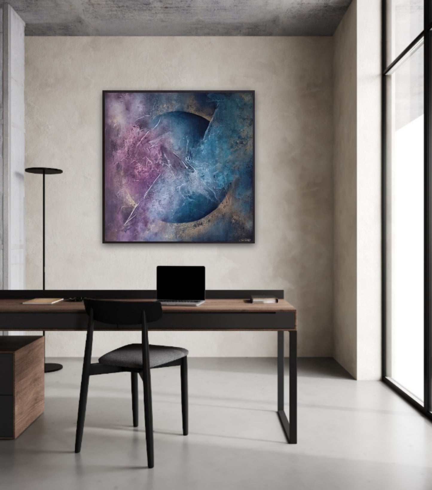 Divine Shine - Colorful Abstract Canvas Painting