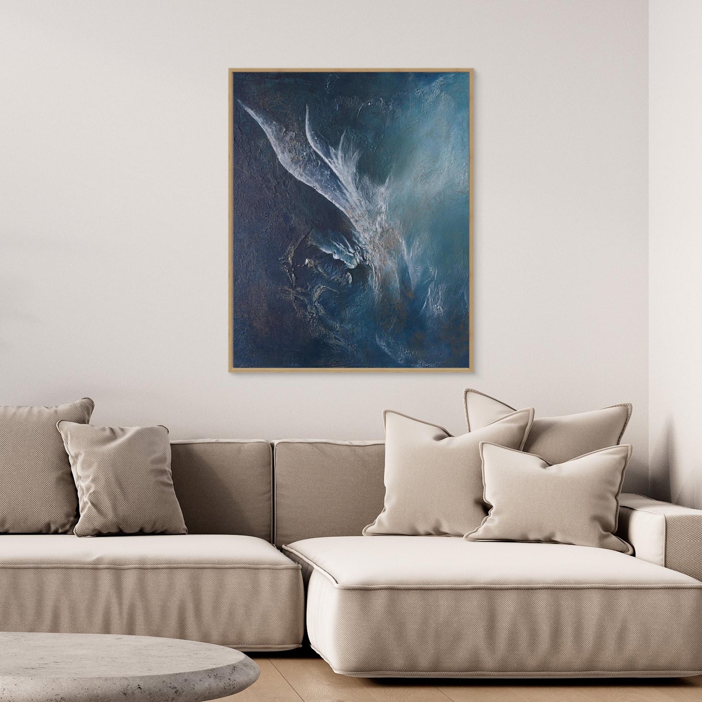 Canvas Print – Abstract Art Painting – Unseen ties – Sanna Rastas