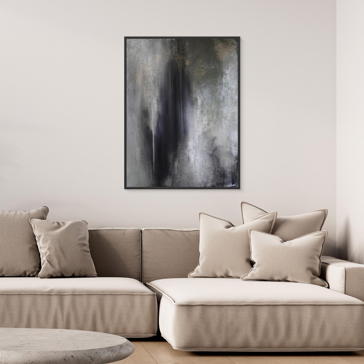 Canvas Print – Abstract Art Painting – Echoes within – Sanna Rastas