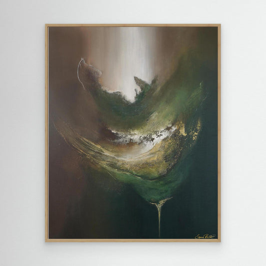 Canvas Print – Abstract Art Painting – Gaya´s nourishment – Sanna Rastas