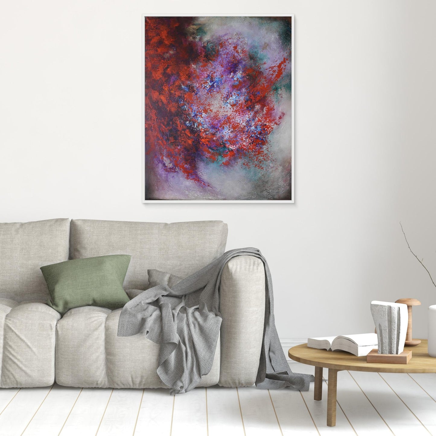 Canvas Print – Abstract Art Painting – Garden of love – Sanna Rastas