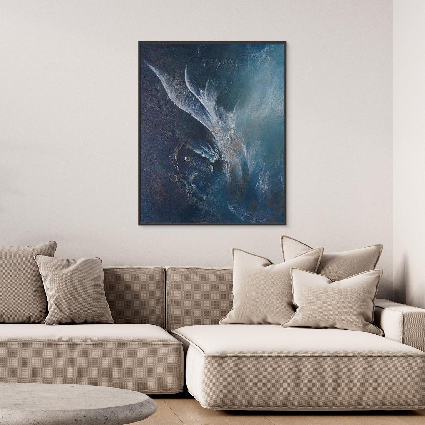 Canvas Print – Abstract Art Painting – Unseen ties – Sanna Rastas