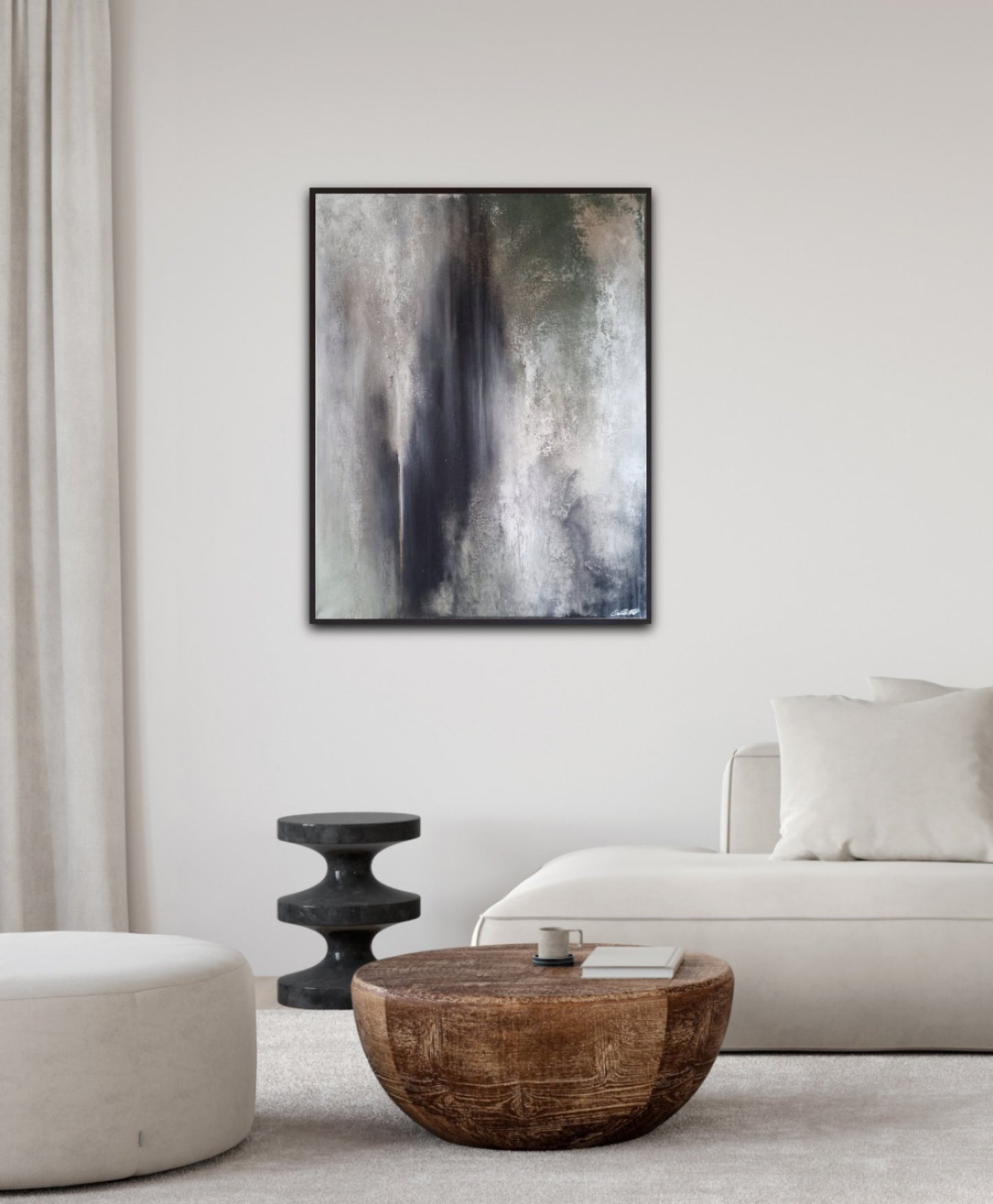 "Echoes Within" – Abstract Art for Calm Interiors