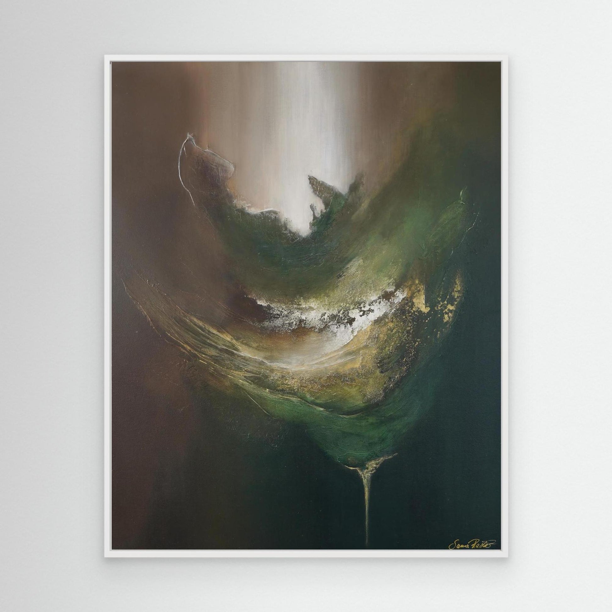 Canvas Print – Abstract Art Painting – Gaya´s nourishment – Sanna Rastas