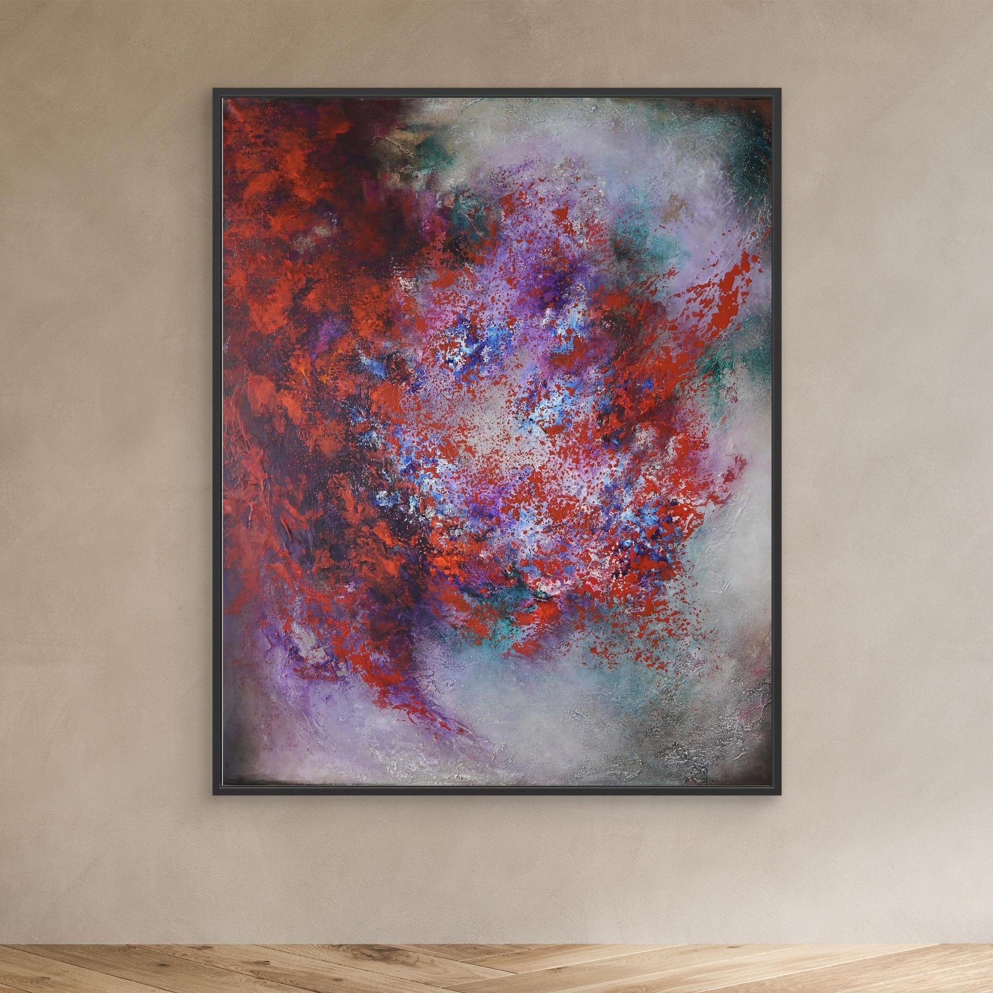 Canvas Print – Abstract Art Painting – Garden of love – Sanna Rastas