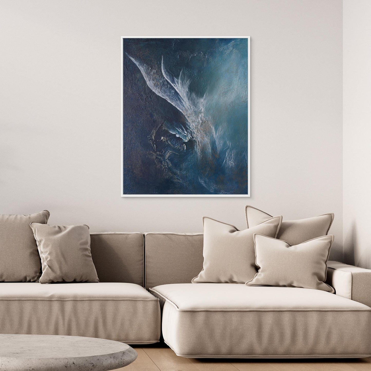 Canvas Print – Abstract Art Painting – Unseen ties – Sanna Rastas