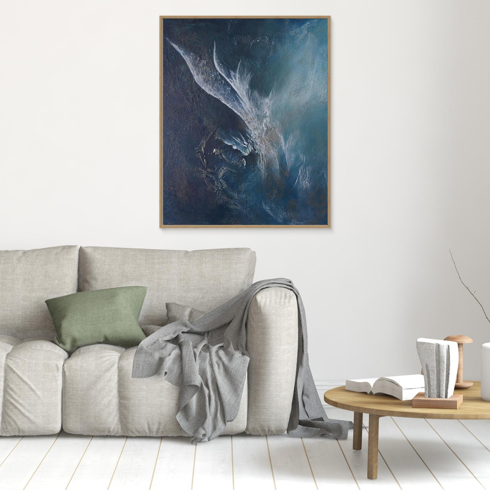 Canvas Print – Abstract Art Painting – Unseen ties – Sanna Rastas