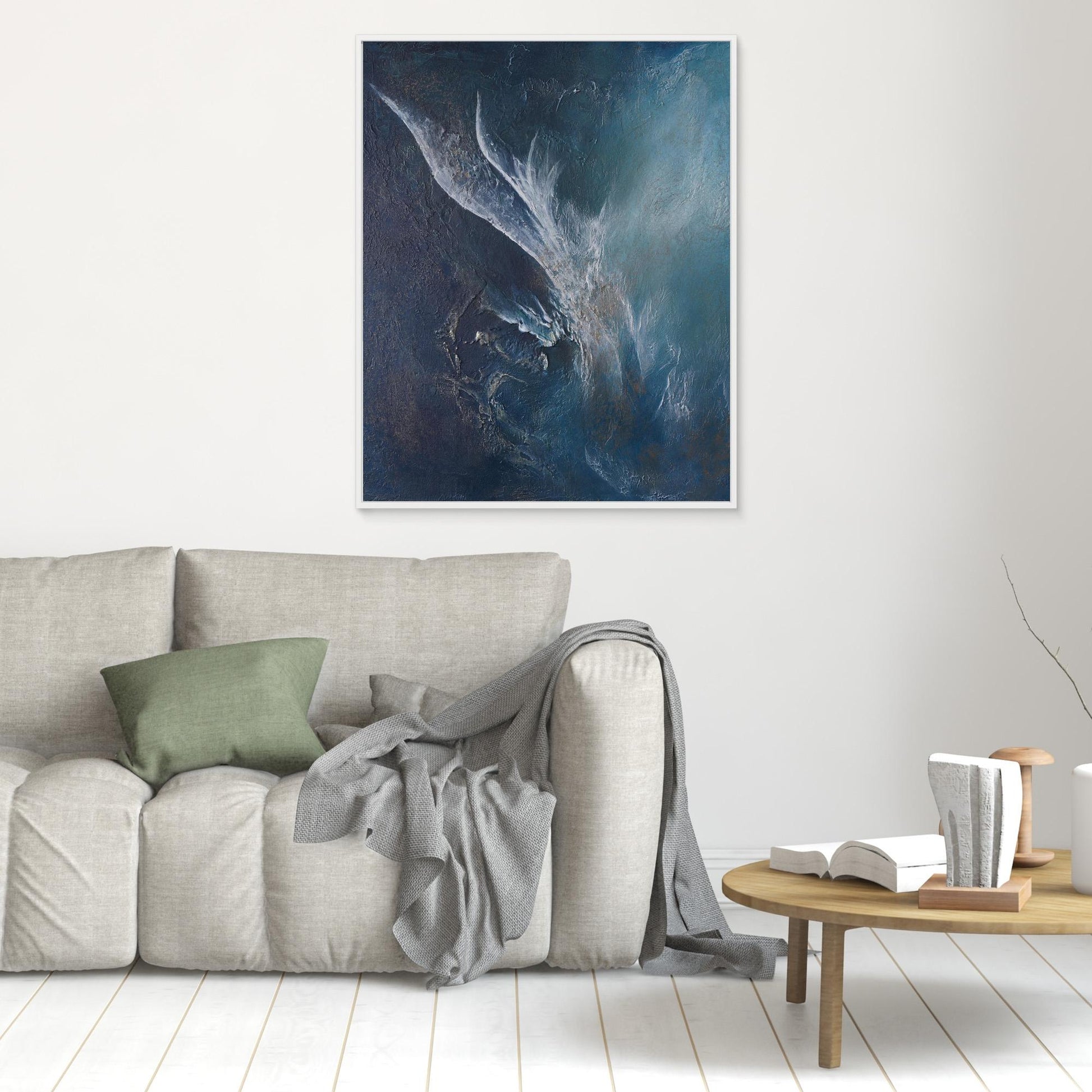 Canvas Print – Abstract Art Painting – Unseen ties – Sanna Rastas